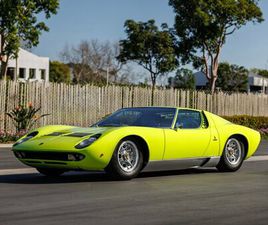 LAMBORGHINI MIURA 1969 LAMBORGHINI MIURA
