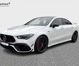 MERCEDES-AMG CLA 45 S 4MATIC+ 8G-DCT AKRAPOVIC-PREMIUM&AERO CSOMAG PLUS-ELSŐ TULAJDONOSTÓL-VEZETETT SZ.KÖNYV-GARANCIA