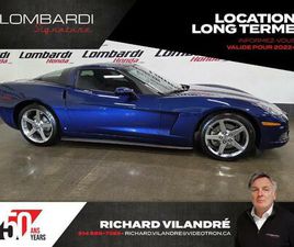 CORVETTE C6 2007 CHEVROLET CORVETTE 2DR CPE VOITURE CANADIENNE AUCUNS ACCIDENTS