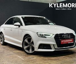 AUDI A3 BERLINE S LINE - BLACK LEATHER - UPGRADED ALLOYS - PADDLE SHIFT - CRUISE CONTROL - DIGITAL DASH