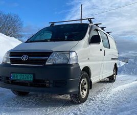 TOYOTA HIACE D-4D 5-D 117HK 4WD LANG