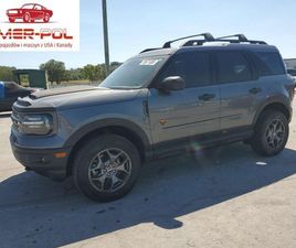 FORD BRONCO SPORT BADLANDS 2022 2.0L 2.0 BENZYNA 250KM