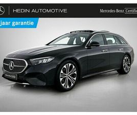 MERCEDES CLASSE E 200 BREAK LUXURY LINE PANORAMISCH DAK | DISTRONIC | DODEHOEKASSISTENT | SMARTPHONE INTEGRATIE | VERWARMDE ZETELS | KEYLESS-GO | VERWARMD STUUR