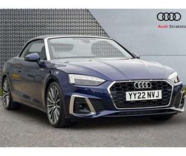 2022 AUDI A5 2.0 40 TFSI S LINE CABRIOLET 2D