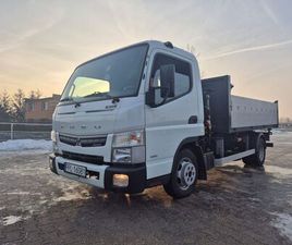 MITSUBISHI FUSO CANTER 3C15, 3STRONNY WYWROT, 2022R, PRZEBIEG 34TYŚ.KM PIERUCHY • OLX.PL