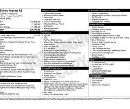 SUBARU IMPREZA NEW 2026 SUBARU IMPREZA RS