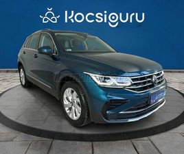 VOLKSWAGEN TIGUAN VOLKSWAGEN TIGUAN 1.4 TSI PLUG-IN-HYBRID ELEGANCE DSG ÁLLAPOTFELMÉRVE_MO.I_1 TULAJ_44E KM_ÚJSZERŰ_GYÁRI FÉNY_SZERVIZK_KORMFŰT_360°_GAR