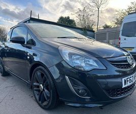 2012 VAUXHALL CORSA 1.4 BLACK EDITION (START/STOP)(A/C) 3D