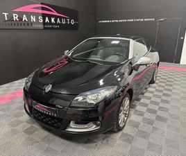 RENAULT MEGANE CC RENAULT MEGANE III CC DCI 110 ECO2 FAP GT LINE EURO 5 EDC