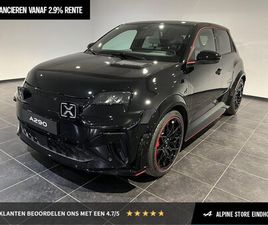 ALPINE A290 - GTS 52 KWH SIGNATURE ROUGE | PACK DRIVING | PACK SAFETY | NAPPA LEER | DEVIALET AUDIO