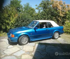FORD ESCORT XR3I FORD ESCORT XR3