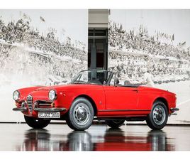 ALFA ROMEO GIULIA 1600 1965 ALFA ROMEO GIULIA 1600 SPIDER VELOCE SANS RÉSERVE