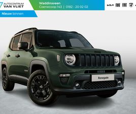 JEEP RENEGADE 4XE 240 PLUG-IN HYBRID ELECTRIC THE NORTH STAR | SCHUIF/KANTELDAK | WINTER PACK | TECHNO GREEN