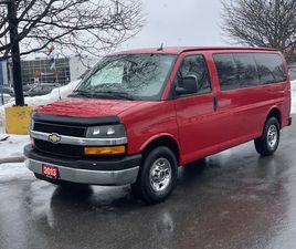 CHEVROLET EXPRESS 3500 2013 CHEVROLET EXPRESS PASSENGER LT / 12 PASSENGER / NO ACCI