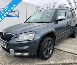 SKODA YETI OUTDOOR 2014 64 SKODA YETI 1.6 TDI GREENLINE II ELEGANCE OUTDOOR 5DR DIESEL MANUAL EURO