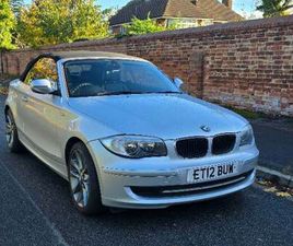 BMW 118D 2.0 EXCLUSIVE EDITION CONVERTIBLE 2012. VERY LOW MILEAGE ONLY 62K.