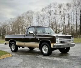 CHEVROLET C20 1986 CHEVROLET C20 SCOTTSDALE SQUARE BODY SINGLE CAB LONG BED RW