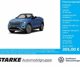 VOLKSWAGEN T-ROC CABRIOLET 1.5 TSI DSG GOAL LED NAVI AHK LI