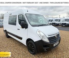 2018 VAUXHALL MOVANO 2.3 CDTI H2 VAN 130PS PANEL VAN DIESEL MANUAL