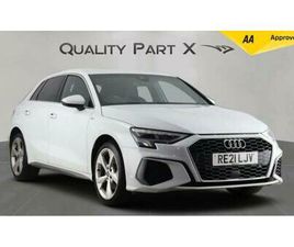 2021 AUDI A3 1.4 TFSIE 40 S LINE SPORTBACK S TRONIC EURO 6 (START/STOP) 5DR 13KWH HATCHBACK PETROL/ELECT...