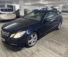 MERCEDES CLASSE E CABRIO E 350 MERCEDES-BENZ E 350 CABRIOLET AMG 350 CDI BLUEEFF. AVANTGARDE
