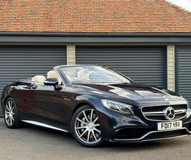 MERCEDES CLASSE S CABRIOLET S 63 AMG 5.5 S63 V8 AMG S CABRIOLET SPDS MCT EURO 6 (START/STOP) 2DR