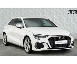 AUDI A3 2022 AUDI A3 30 TFSI S LINE 5DR HATCHBACK PETROL MANUAL