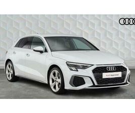 AUDI A3 2022 AUDI A3 30 TFSI S LINE 5DR HATCHBACK PETROL MANUAL