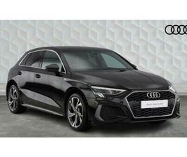 AUDI A3 2023 AUDI A3 35 TFSI S LINE 5DR S TRONIC HATCHBACK PETROL AUTOMATIC