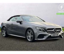 MERCEDES CLASSE E CABRIO E 220 2018 MERCEDES-BENZ E CLASS E220D AMG LINE PREMIUM 2DR 9G-TRONIC CONVERTIBLE DIESEL AUTOMATIC