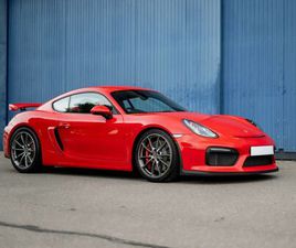 2015 PORSCHE CAYMAN 3.8 GT4