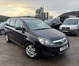 2011 VAUXHALL ZAFIRA 1.7 CDTI ECOFLEX - 7 SEATER - MPV DIESEL MANUAL