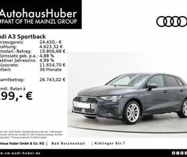 AUDI A3 SPORTBACK 40 TFSI E AUDI A3 SPORTBACK 40 TFSIE S TRONIC PDC SHZ VIRTUAL