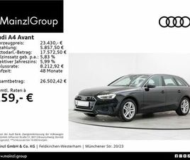 AUDI A4 AVANT 35 TDI S TRONIC AHK VIRTUAL PDC ACC SHZ