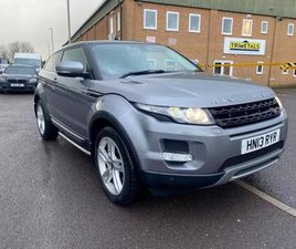 2013 LAND ROVER RANGE ROVER EVOQUE 2.2 SD4 PURE 3DR [TECH PACK] COUPE DIESEL MANUAL