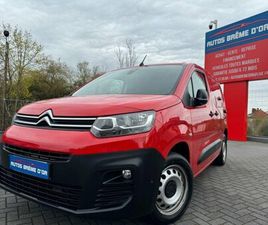 CITROEN BERLINGO 169 HT/MOIS GARANTIE 6 ANS HDI 130CH EAT8 DRIVER 3PLACES TVA RÉCUPÉRABLE CAMERA360° GPS ORIGINE FRANÇAISE ENTRETIEN À JOUR/AUCUN FRAIS À PRÉVOI