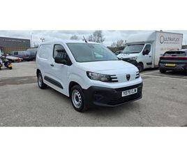 2026 PEUGEOT PARTNER 1.5 BLUEHDI 100 PROFESSIONAL VAN PANEL VAN DIESEL MANUAL