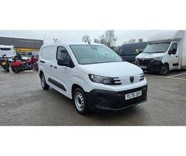 2026 PEUGEOT PARTNER 1.5 BLUEHDI 100 PROFESSIONAL VAN PANEL VAN DIESEL MANUAL