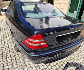 MERCEDES CLASSE S S 400 MERCEDES-BENZ S 400 400 CDI (220 028) SETEMBRO/02