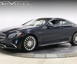 2016 MERCEDES-BENZ S-CLASS S 65 AMG COUPE 2D