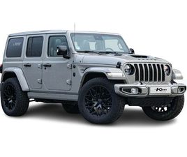 JEEP WRANGLER UNLIMITED 4XE 380 BRUTE RICHMOND RUBICON | TREEPLANKEN | SUN ROOF | PERFORMANCE EXHAUST |