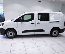 PARTNER BLUEHDI 100 PL-DC LUNGO PARATIA MOBILE*5 POSTI*CARGO O TRASPORTO PERSONE IN POCHI ISTANTI*