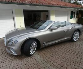 BENTLEY CONTINENTAL GTC V12/1. HAND/ORIG. 31.000 KM !
