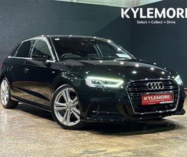 AUDI A3 1.4 AUTOMATIC - S-LINE - ALLOY WHEELS - MULTI FUNCTION STEERING WHEEL - CRUISE CONTROL - ELECTRIC SEATS - HEATED SEATS - REVERSE CAMERA