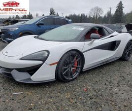 MCLAREN 570S COUPE AUTOMOTIVE 2018 3.8L 3.8 BENZYNA 562KM