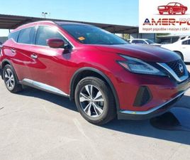 NISSAN MURANO SV 2020 3.5L 3.5 BENZYNA 260KM
