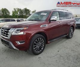 NISSAN ARMADA 2024 NISSAN ARMADA PLATINUM 5.6 BENZYNA 400KM