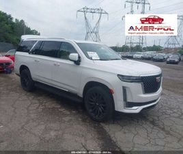 CADILLAC ESCALADE ESV PREMIUM LUXURY, 2022R., 4X4, 6.2L 6.2 BENZYNA 420KM