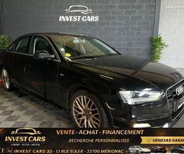 AUDI A4 2.0 TDI DPF CLEAN DIESEL 150CH BVA MULTITRONIC S LINE - GARANTIE 6 MOIS