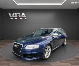 AUDI RS6 AVANT 5.0 TFSI V10 579 CH QUATTRO • CUIR VALCONA • BOSE • XÉNON • MMI • BLUETOOTH